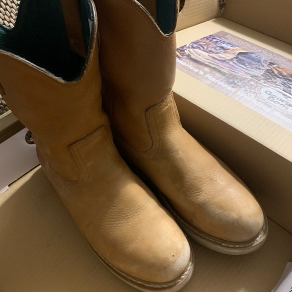 Men’s Georgia Wellington boot size 9 - Picture 2 of 4